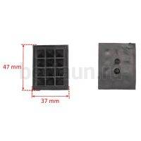 Ножка №13  Пукля  ежик черная D4034 ТМЛ