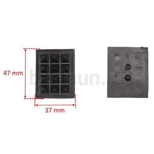 Ножка №13  Пукля  ежик черная D4034 ТМЛ