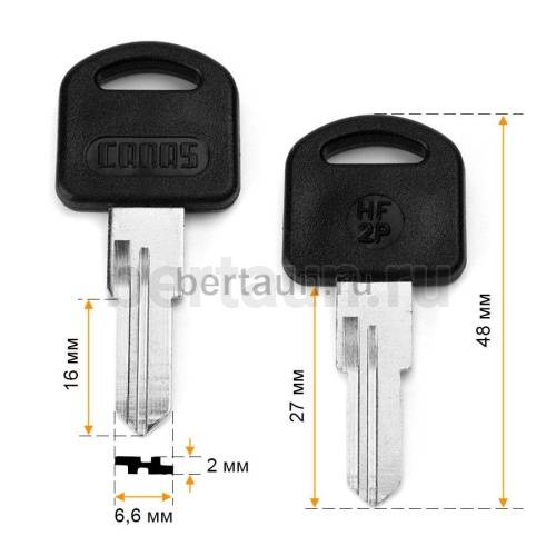 Заг.для ключ. HF-2P  CANAS  почт. англ № 675