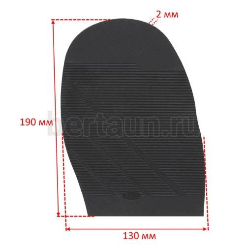 Профилактика № 1078  PROFI муж. черная (рисунок Прибалт)