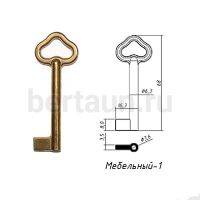 Заг.для ключ. Мебельный - 1 DV2059    №294
