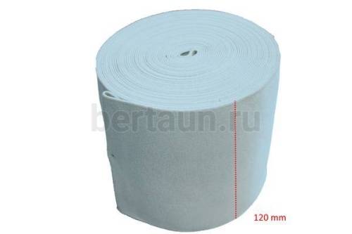 Резинка 120 мм башмачная (беж.) Италия ширина 