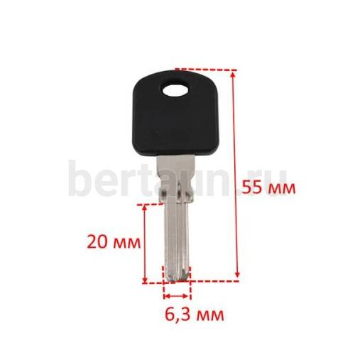 Заг.для ключ. Palladium-Е197 пласт. кв. спец Apex-трос. верт. №508 