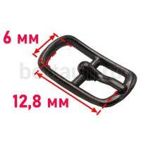 Пряжка  №  2 арт. АВ 5285/6 мм "90" тем.никель Италия