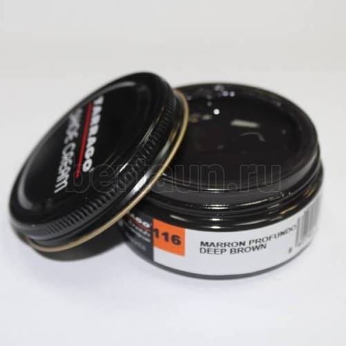 Тарраго №209    (TCT31) 116 Крем SHOE cream СТЕКЛО 50мл черн.коричн
