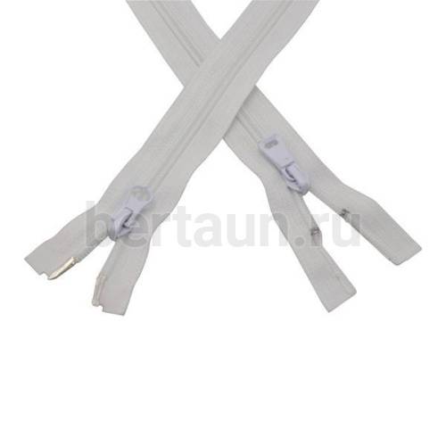 МОЛНИЯ №122 курточная 2 замка спираль Т7 ПРИБАЛТИКА 120 см белый