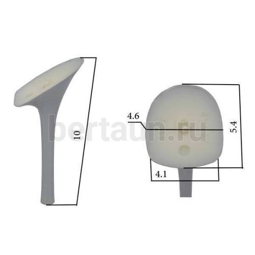 Каблуки № 103 EV & SV 1122 р.2 серебро Каблуки № 103 EV & SV 1122 р.2 серебро