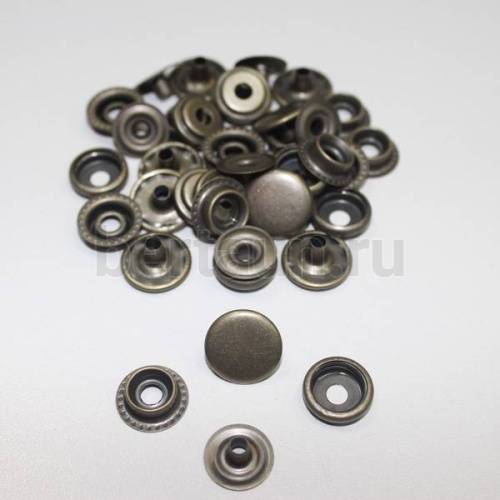 Кнопка №13 D 15 мм  КОЛЬЦО  (10 шт/уп) антик