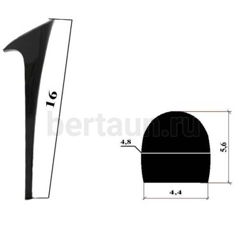 Каблуки № 126 LY 12118 черный  (высота 16 см)